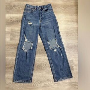 Wild Fable Women’s Distressed Highest Rise Baggy Jeans